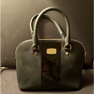 Michael Kors 2 tone black bag  2 types handles